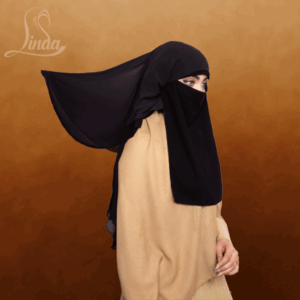 Classic Layered Niqab - Image 4