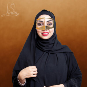 Traditional Gold Burqa - Image 1