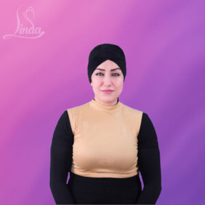 Linda Golden Beige Neck Cover - Image 1