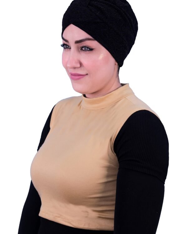 Layered Neck Cover for Women | Modest Two Tone - Image 3