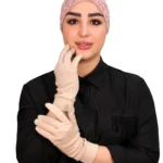 Light Pink Cotton Gloves for Women