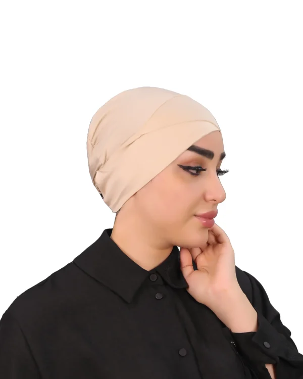 Comfortable Cross Front Turban Cap for Women – Chic & Soft - Image 11