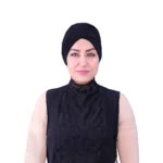 Black Lace Bib Style Neck Cover for Women