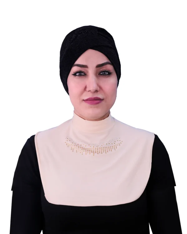 Rhinestone High Neck Cover for Women | Modest Layering Piece - Image 5