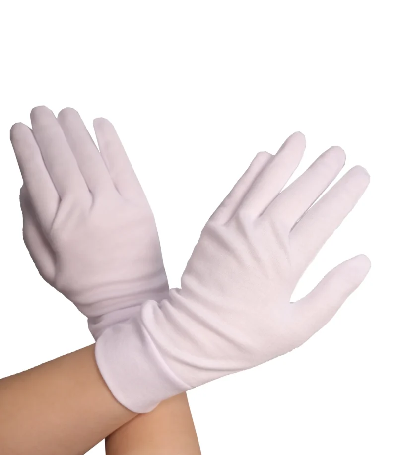 Light Pink Cotton Gloves for Women