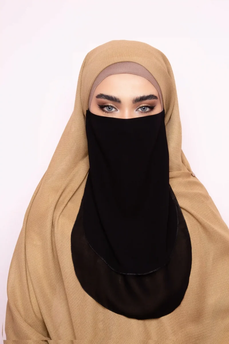 21 Two Layer Islamic Niqab for Women