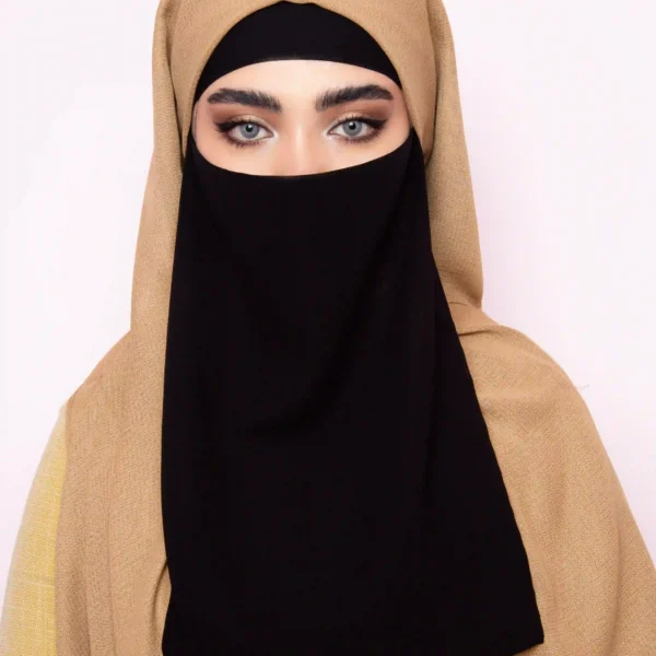 Stylish Islamic Niqab with Headband – Modest & Comfortable - Image 2
