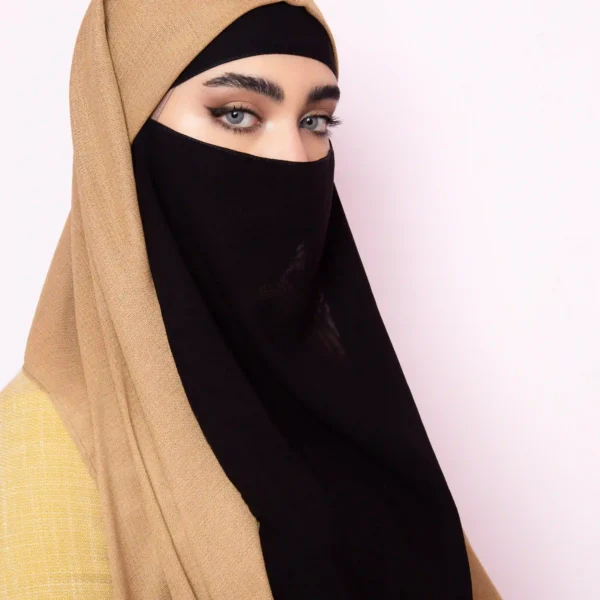 Stylish Islamic Niqab with Headband – Modest & Comfortable - Image 4