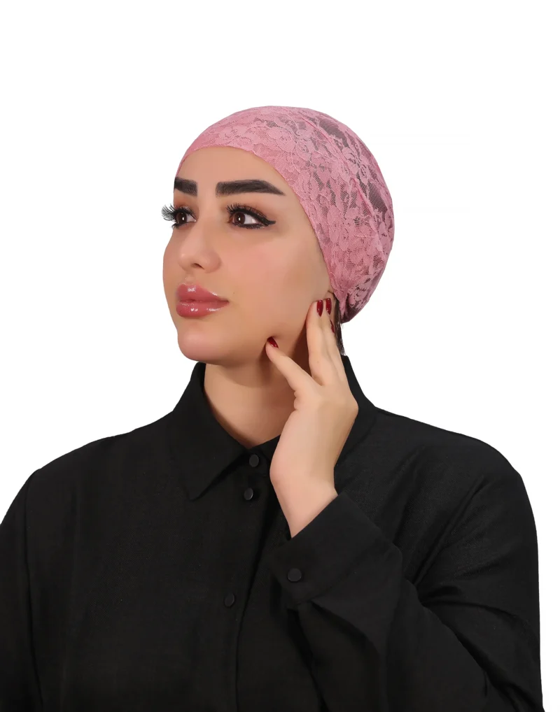 Elegant Lace Turban Cap for Women