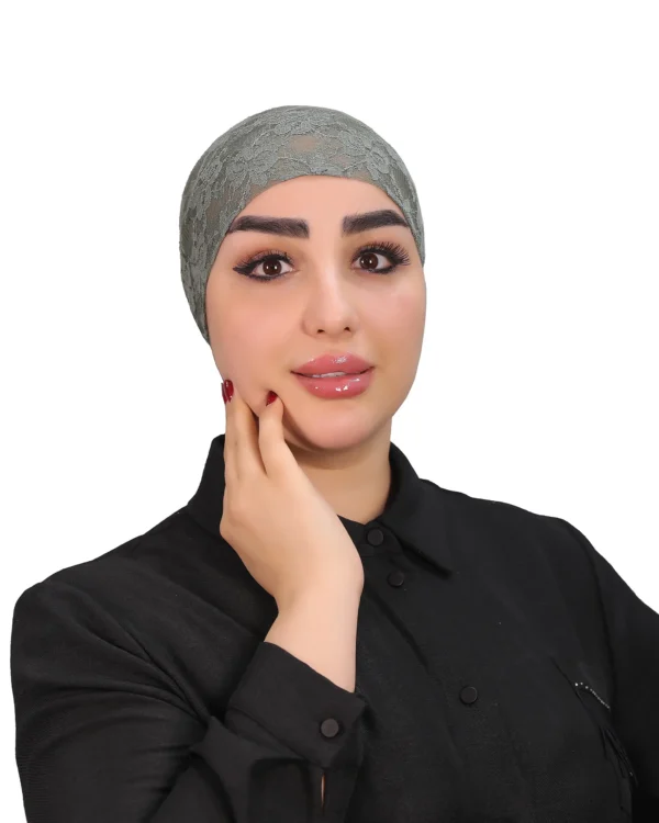 Elegant Lace Turban Cap for Women – Stylish Headwear - Image 12