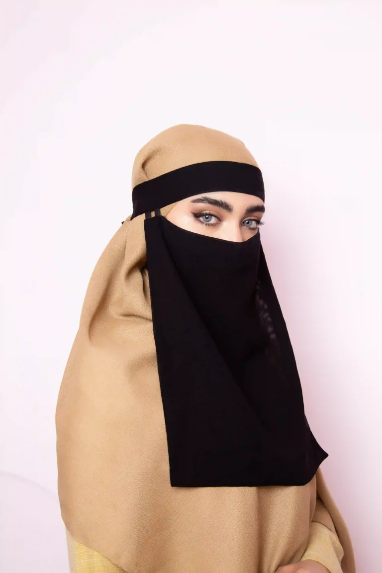 Stylish Islamic Niqab with Headband