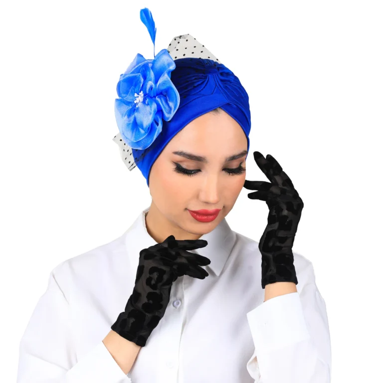 Black Leopard Print Mesh Gloves for Women