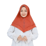 Elegant Terracotta Hijab for Girls – Soft, Stylish & Comfortable Wear