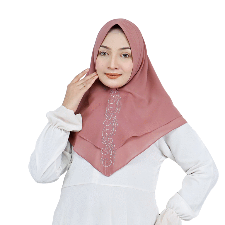 Graceful Dusty Rose Hijab for Girls
