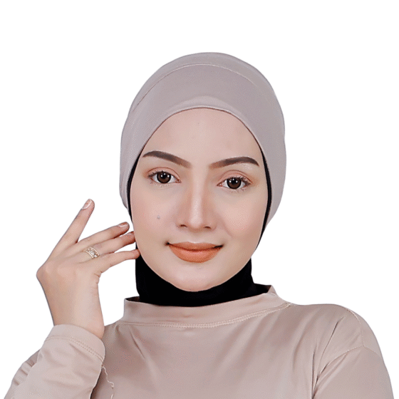 Stylish Beige Turban for Girls