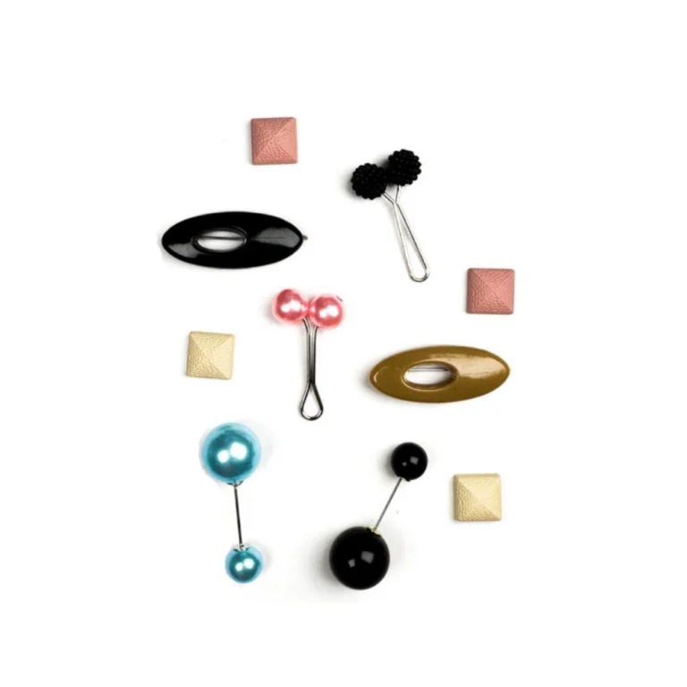 Modern Stud and Jewel Hijab Pin Set