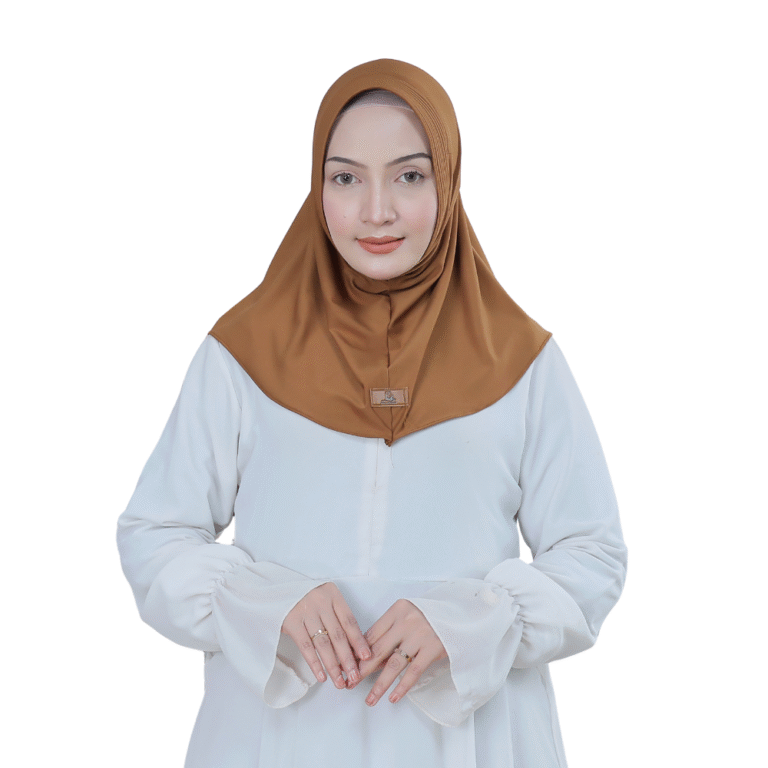 Classic Solid Warm Brown Hijab for Girls