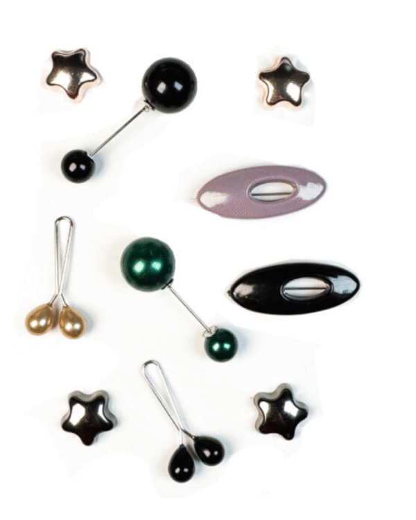 Galactic Star Hijab Pin and Clasp Set