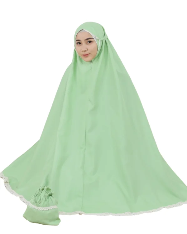 Sage Portable Floral Prayer Dress for Girls – Modest & Comfy - Image 2