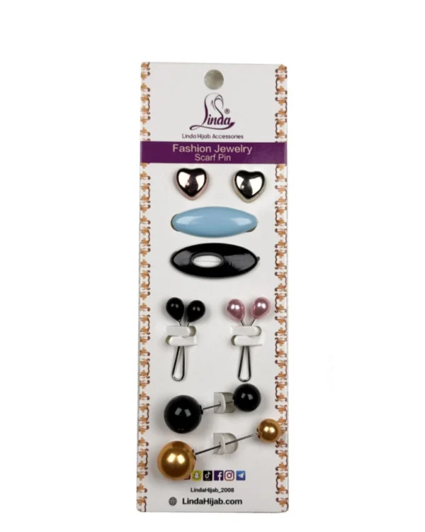 Deluxe Hijab Styling and Secure Pin Set – Elegant Hold - Image 2