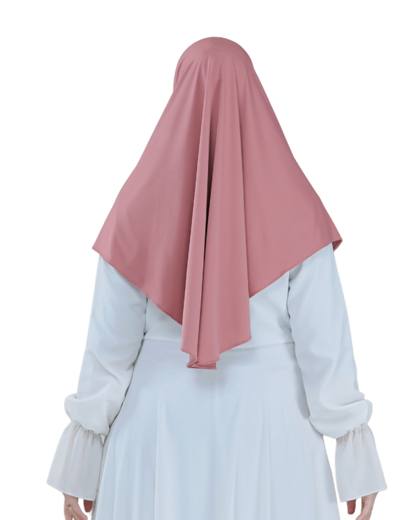 Classic Solid Muted Rose Hijab For Girls