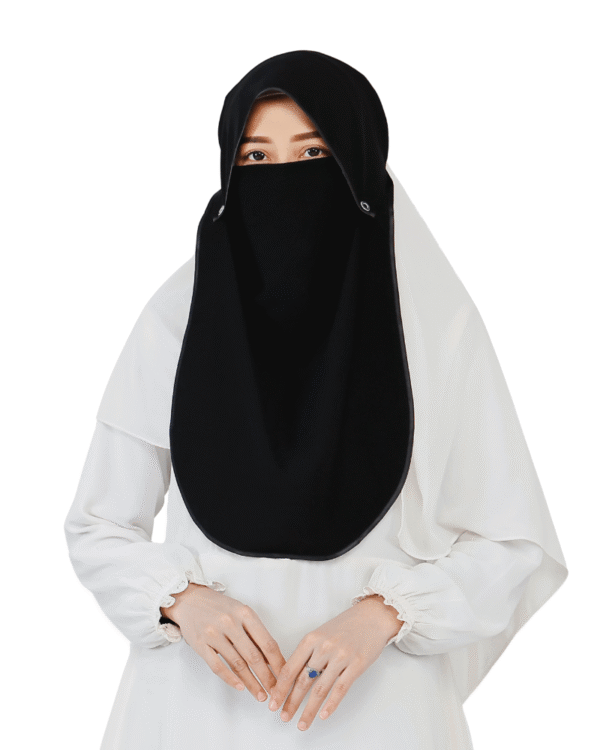 Stylish Black Niqab for Girls