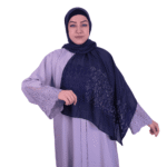Diamond Sparkle Purple Shawl – Elegant & Glamorous