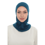 Deep Teal Jersey Turban for Women – Soft & Stylish Fit
