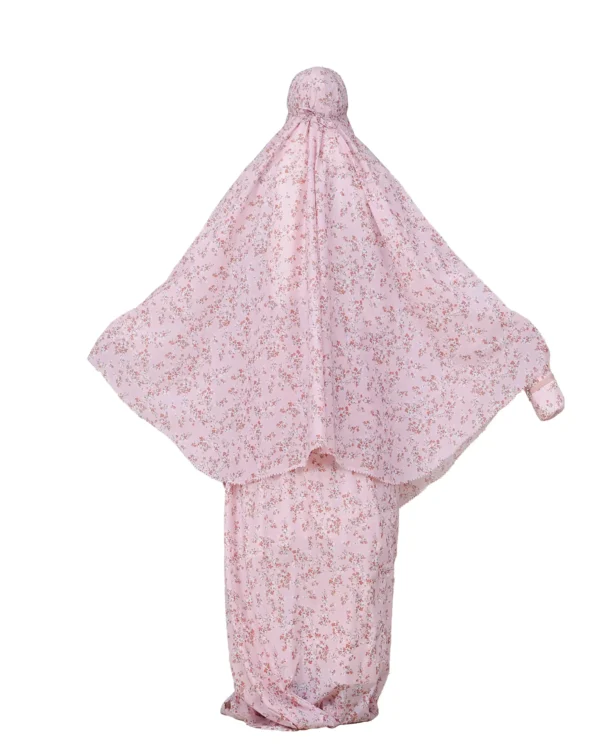 Pink Floral Prayer Dress for Girls