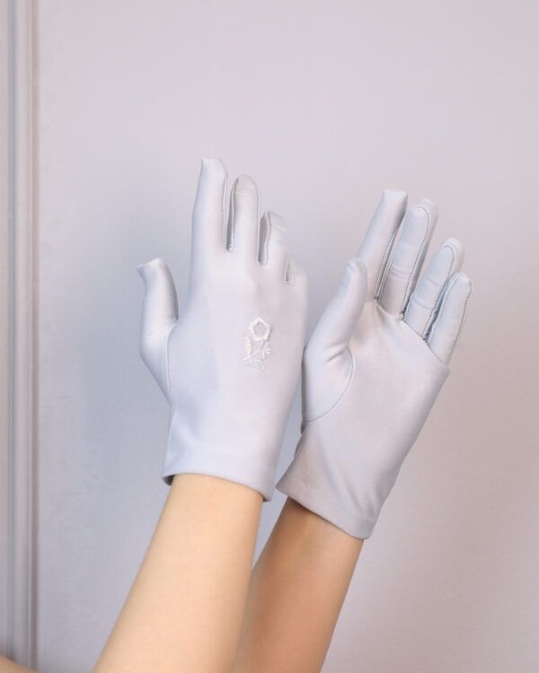 Floral Embroidered Modest Gloves – Multi-Color Collection Product Description - Image 7