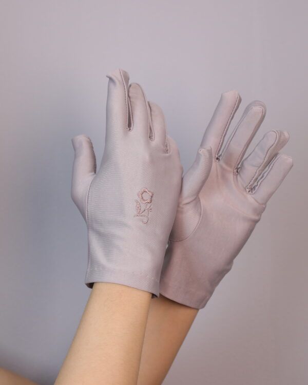 Floral Embroidered Modest Gloves – Multi-Color Collection Product Description - Image 5