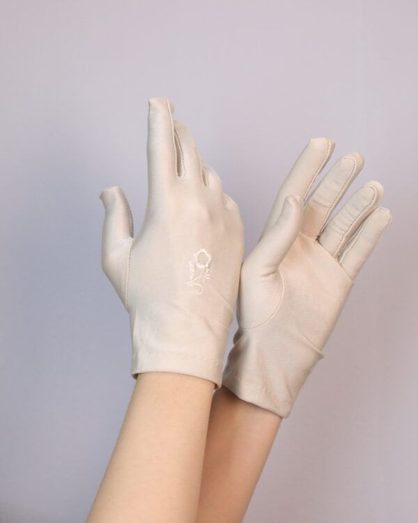 Floral Embroidered Modest Gloves – Multi-Color Collection Product Description - Image 2