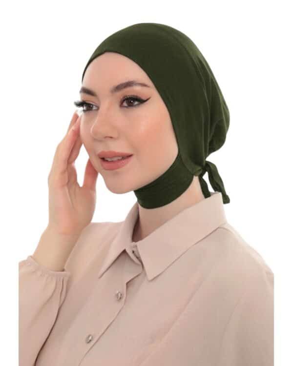 Minimalist Jersey Turban Hijab Cap – Lightweight Stretch Undercap - Image 11