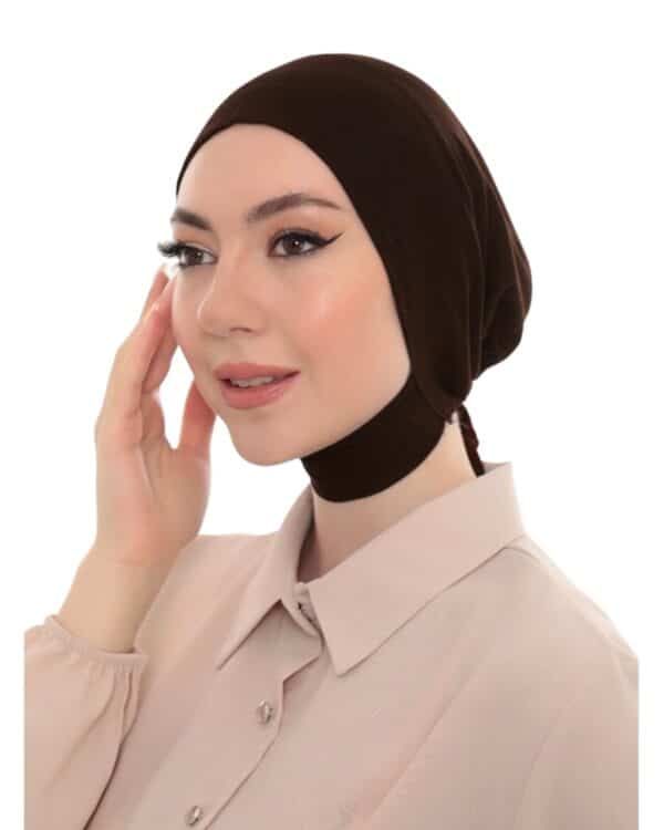 Minimalist Jersey Turban Hijab Cap – Lightweight Stretch Undercap - Image 13
