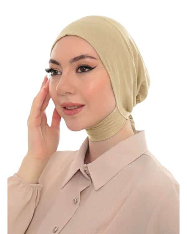 Minimalist Jersey Turban Hijab Cap – Lightweight Stretch Undercap - Image 14