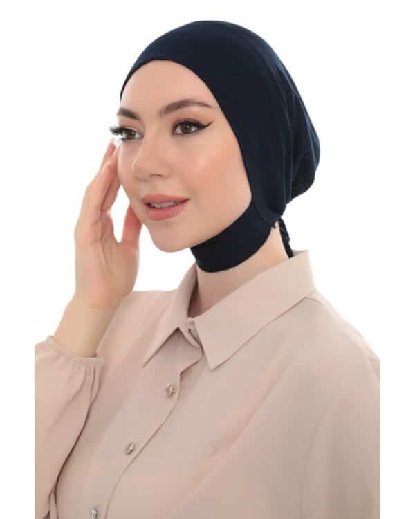 Minimalist Jersey Turban Hijab Cap – Lightweight Stretch Undercap - Image 15