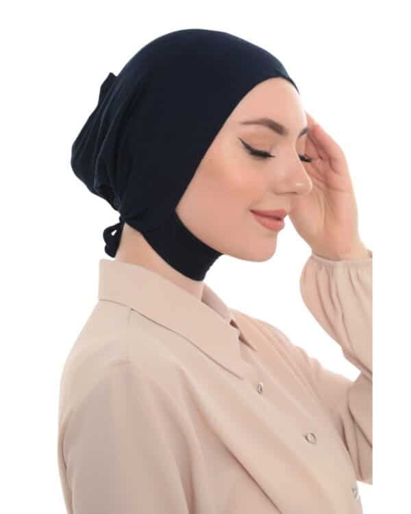 Minimalist Jersey Turban Hijab Cap – Lightweight Stretch Undercap - Image 17
