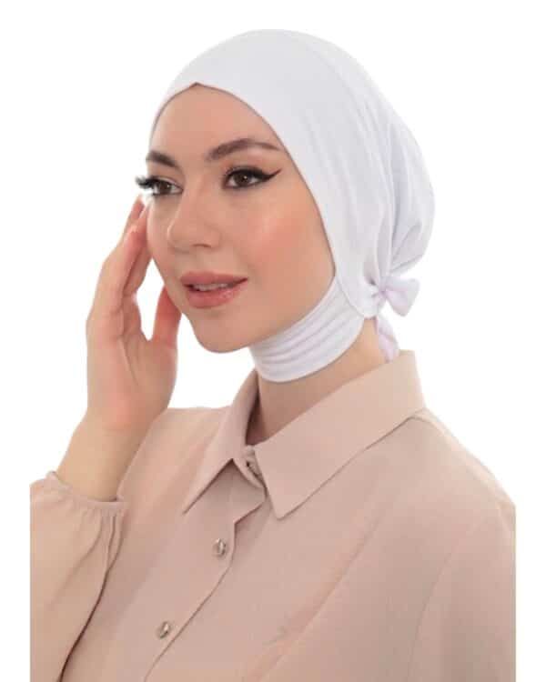 Minimalist Jersey Turban Hijab Cap – Lightweight Stretch Undercap - Image 7