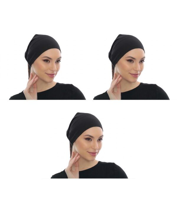 Premium Women's Jersey Turban Hijab Cap – Soft Stretch Undercap