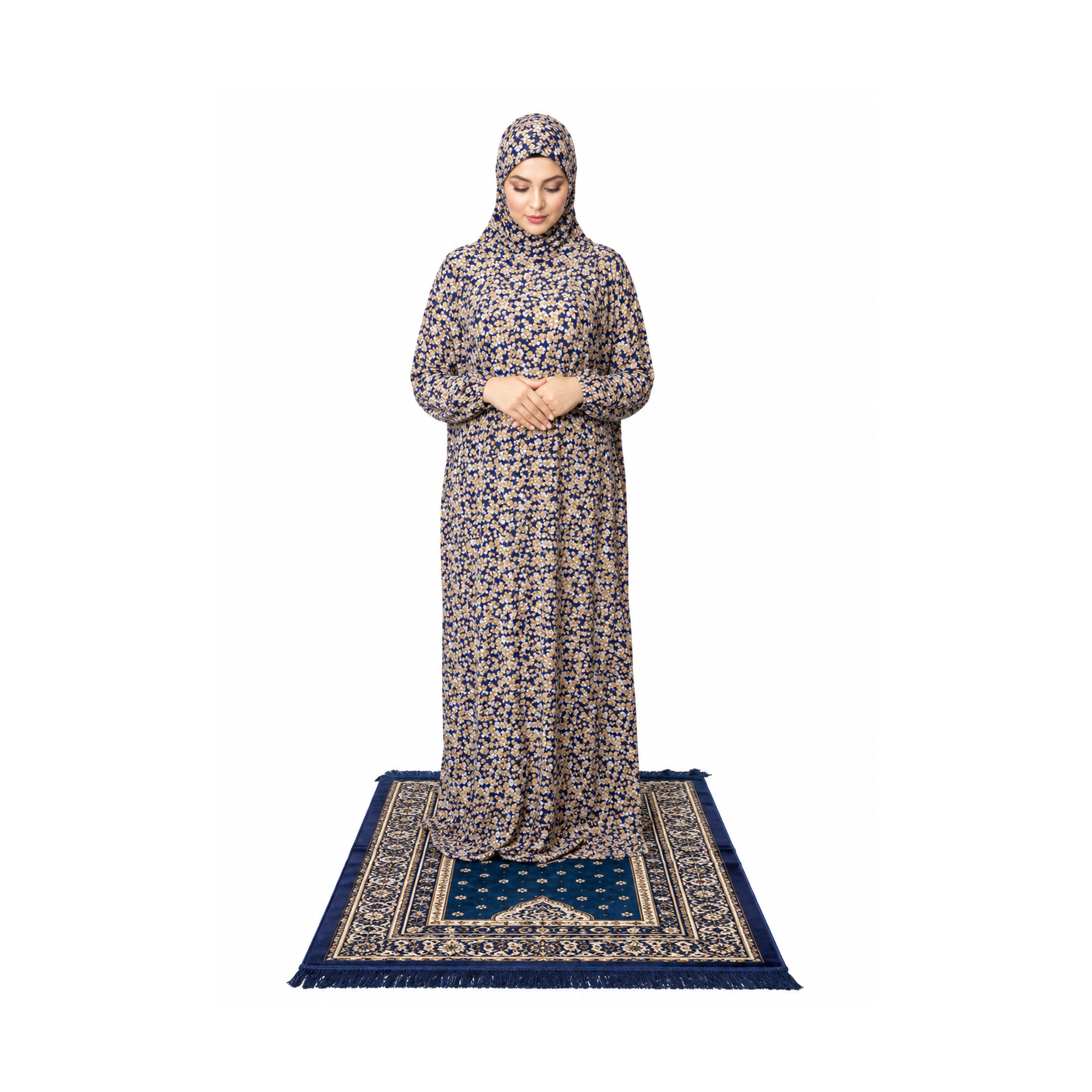 Women's Floral Print Prayer Dress – Golden Meadow
