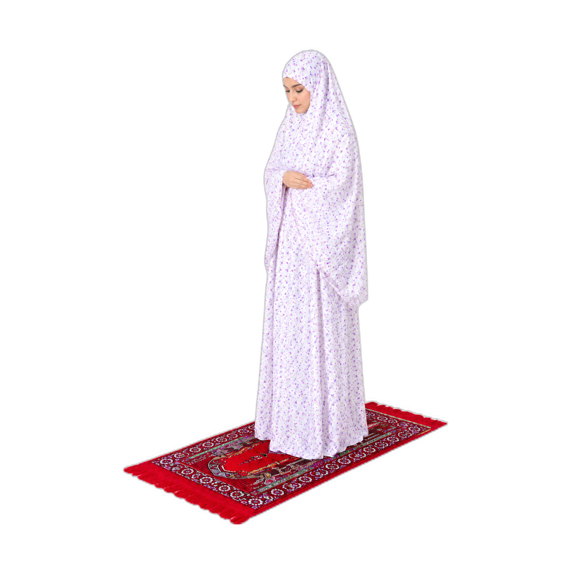 Women's Two-Piece Prayer Set – Blush Floral